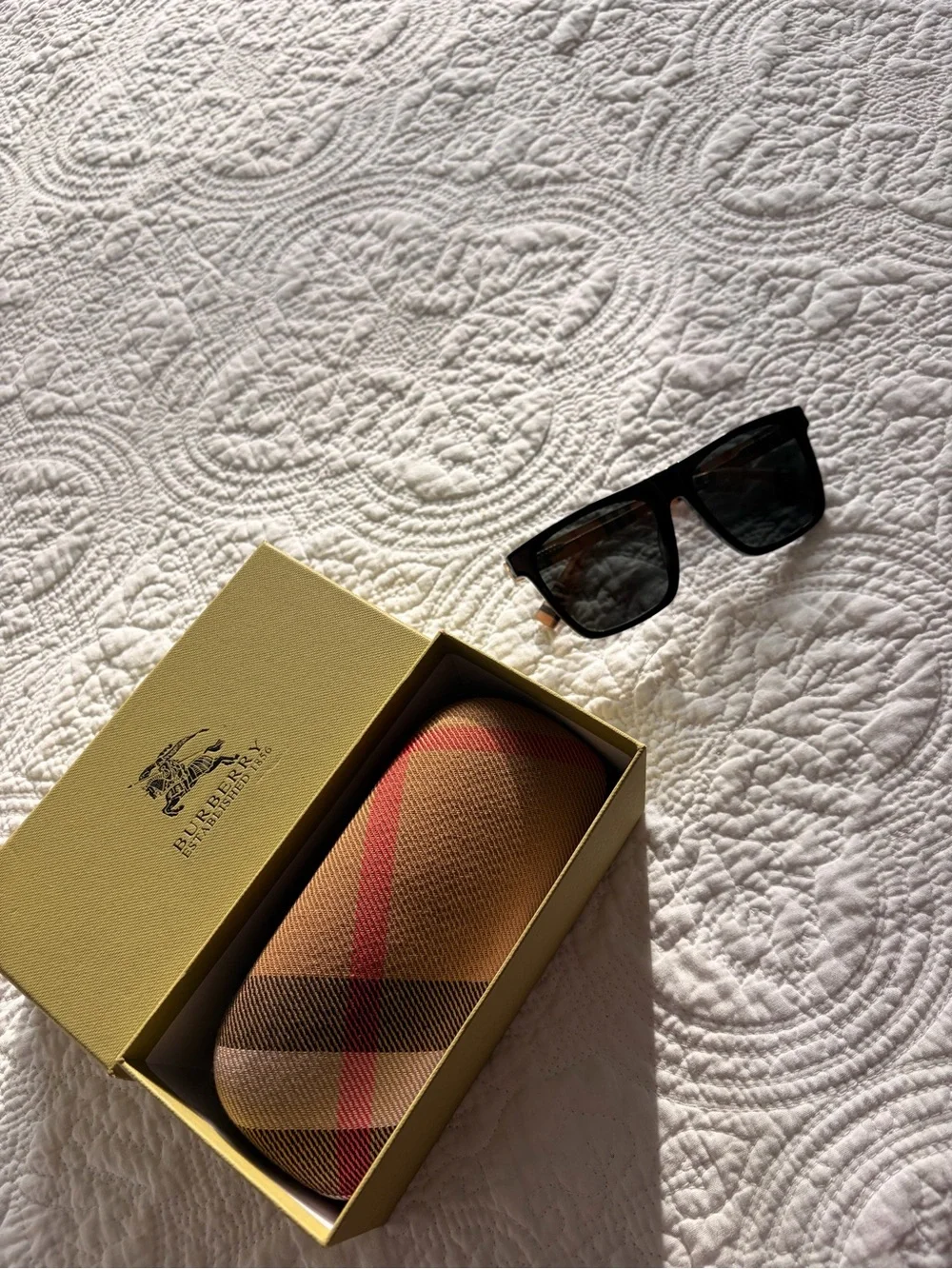 Burberry Gold and Black Logo Gift Box